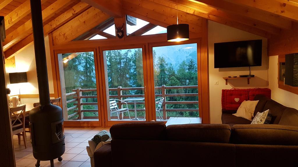 Chalet Chaperon Rouge Nendaz Bagian luar foto