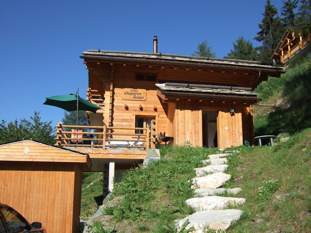 Chalet Chaperon Rouge Nendaz Bagian luar foto